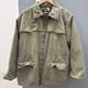Vintage Italian Army Surplus Jacket Mens 52l Collared Green Parka Rare Hunting