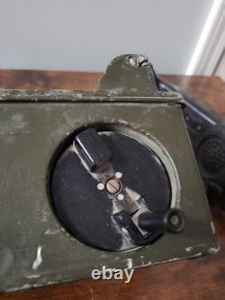 Vintage Korean / Vietnam War Era US Army Military Field Telephone Set TA-312/PT