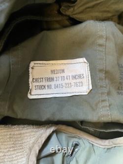 Vintage Korean War M-51 Fishtail Parka Size Medium Military Surplus
