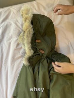 Vintage Korean War M-51 Fishtail Parka Size Medium Military Surplus