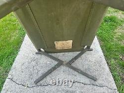 Vintage Korean War US Army Military Cot Surplus Dated 1951