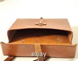 Vintage Leather Bag Swiss Army Military Officer Medic Paramedic 1978 Switzerland