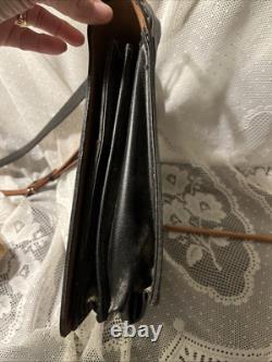 Vintage Leather Stamped NVA GERMANY MILITARY ARMY MAP CARRIER BAG SATCHEL Nice