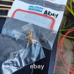 Vintage Lot of U. S. Army Military Ribbons & Army Ribbon Holders Mounting Bars