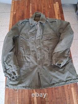 Vintage M-65 Military Field Jacket Scovill Brass Zipper size M