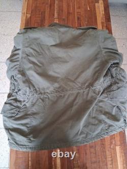 Vintage M-65 Military Field Jacket Scovill Brass Zipper size M