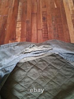 Vintage M-65 Military Field Jacket Scovill Brass Zipper size M