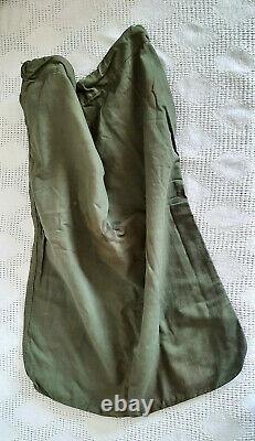 Vintage MINT U. S. Army Bag BRAND NEW Military Green Cotton Laundry Duffel