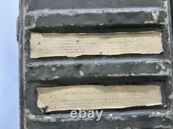 Vintage Mermite Military Army Marine Food Container 1979 All Interior Cans & Lid