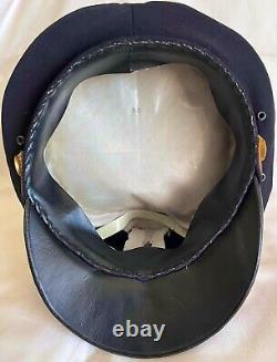 Vintage Mexican Army General Military Officers Visor Hat Cap Sz57 (Obsolete)