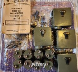 Vintage Military 1967 Alarm Anti-Intrusion Set complete New Old Stock NOS
