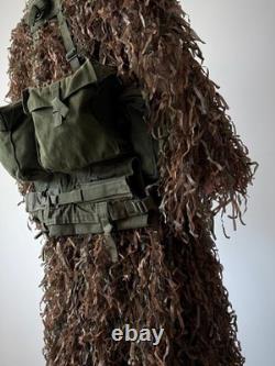 Vintage Military 1980s British Army P58 Webbing Equipment Belt Pouches Set