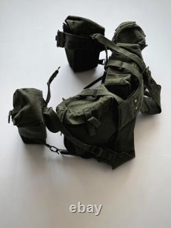 Vintage Military 1980s British Army P58 Webbing Equipment Belt Pouches Set