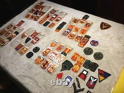 Vintage Military Army Patches Set Of 95