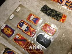 Vintage Military Army Patches Set Of 95