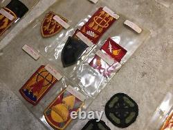 Vintage Military Army Patches Set Of 95