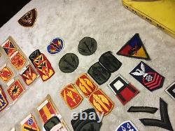 Vintage Military Army Patches Set Of 95