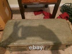Vintage Military Chest Trunk Mine Detecting Set Plus Accessories Army Rare