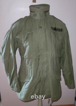 Vintage Military Field Jacket Army Coat Reg S Men's Surplus Unisex Grunge