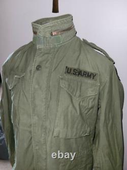 Vintage Military Field Jacket Army Coat Reg S Men's Surplus Unisex Grunge