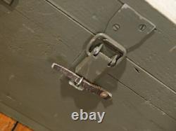 Vintage Military Field Lamp in Crate Swedish Army 1950s Working Light M3