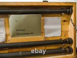 Vintage Military Field Lamp in Crate Swedish Army 1950s Working Light M3