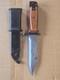 Vintage Military Knife Polish Army Bakelite Handle & Scabbard Matching Numbers