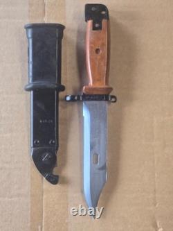 Vintage Military Knife Polish Army Bakelite Handle & Scabbard MATCHING NUMBERS