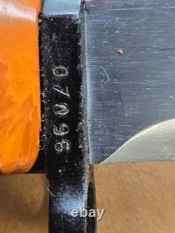 Vintage Military Knife Polish Army Bakelite Handle & Scabbard MATCHING NUMBERS