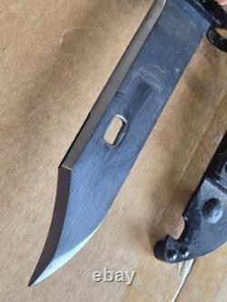 Vintage Military Knife Polish Army Bakelite Handle & Scabbard MATCHING NUMBERS Vintage Military Knife Polish Army Bakelite Handle & Scabbard MATCHING NUMBERS