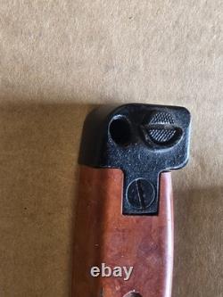 Vintage Military Knife Polish Army Bakelite Handle & Scabbard MATCHING NUMBERS