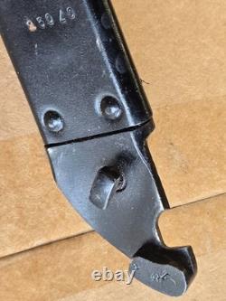 Vintage Military Knife Polish Army Bakelite Handle & Scabbard MATCHING NUMBERS