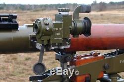 Vintage Military Optic Sight Viewfinder Pgo-9m Soviet Russian Army Cold War Spg9