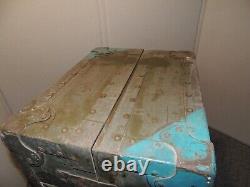 Vintage Military Parts Case Chest with Drawers US Army Durabilt Box