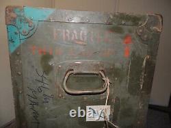 Vintage Military Parts Case Chest with Drawers US Army Durabilt Box