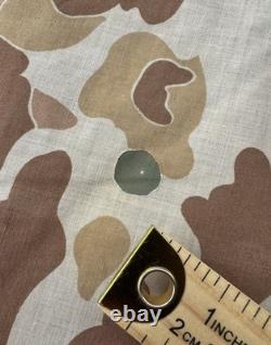 Vintage Military Poncho USMC WWII Reversible Frogskin Camo US Navy Army 1940s