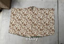 Vintage Military Poncho USMC WWII Reversible Frogskin Camo US Navy Army 1940s