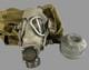 Vintage Military Surplus Gas Mask With Original Army Green Canvas Bag