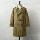 Vintage Military Surplus Spanish Army Trench Coat Used Size M Blue