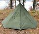 Vintage Military Tent Lavvu Set 2-person Half Poncho Shelter Tarp Polish Army