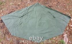 Vintage Military TENT Lavvu Set 2-Person Half Poncho Shelter Tarp Polish Army