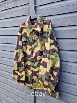 Vintage NOS Czech Salamander Camo MLOK Paratrooper Military Jacket XL 1963 VGC