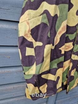 Vintage NOS Czech Salamander Camo MLOK Paratrooper Military Jacket XL 1963 VGC
