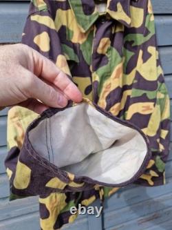 Vintage NOS Czech Salamander Camo MLOK Paratrooper Military Jacket XL 1963 VGC