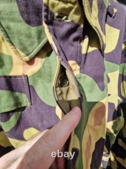 Vintage NOS Czech Salamander Camo MLOK Paratrooper Military Jacket XL 1963 VGC