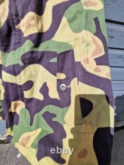 Vintage NOS Czech Salamander Camo MLOK Paratrooper Military Jacket XL 1963 VGC