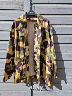 Vintage NOS Czech Salamander Camo MLOK Paratrooper Military Jacket XL 1963 VGC