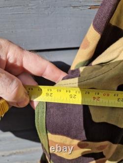 Vintage NOS Czech Salamander Camo MLOK Paratrooper Military Jacket XL 1963 VGC