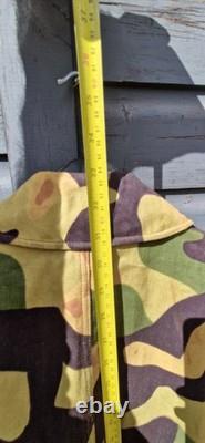 Vintage NOS Czech Salamander Camo MLOK Paratrooper Military Jacket XL 1963 VGC