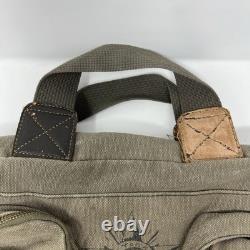 Vintage Oakley Messenger Bag Military Army Green Canvas Travel Surplus 90s RARE